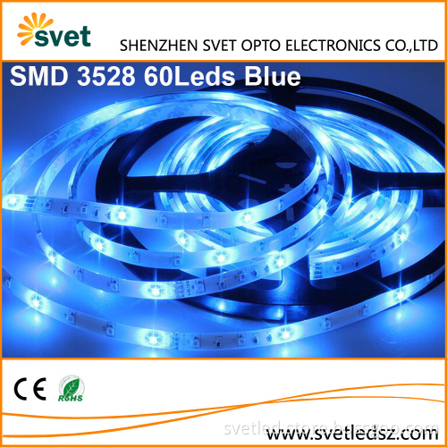 Outdoor Swimming Pool Flexible 5M 300 Leds Blue Color 12V 3528 SMD Led Strips
